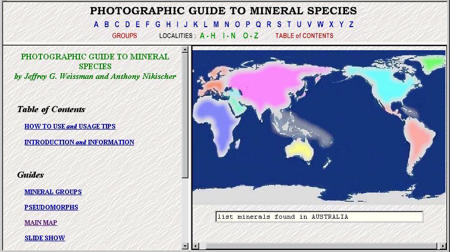 SCREEN SHOT OF THE MAIN SCREEN